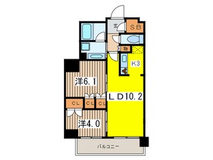 パ－クアクシス日本橋浜町の物件間取画像